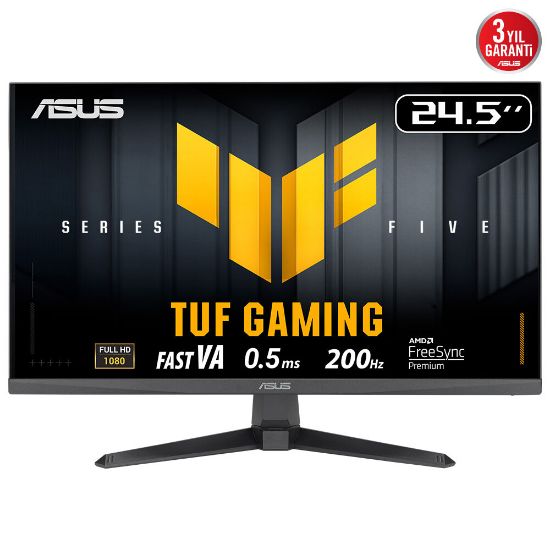 ASUS TUF GAMING VG257Q5A 24.5" 200HZ 0.5MS MONITOR resmi
