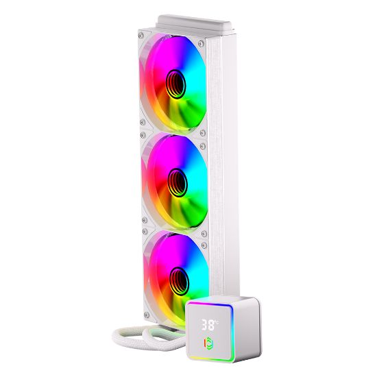 FRISBY FCL-360W ARGB 360 LIQUID COOLER WHITE resmi