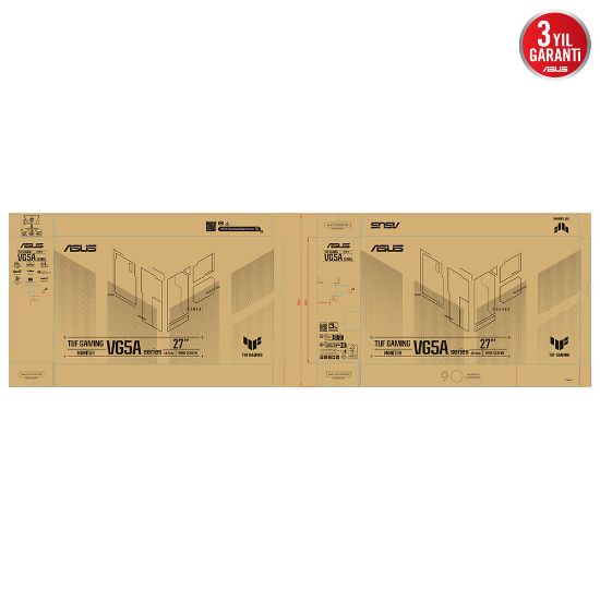 ASUS TUF GAMING VG27AQ5A 27" 210HZ 0.3MS MONITOR resmi
