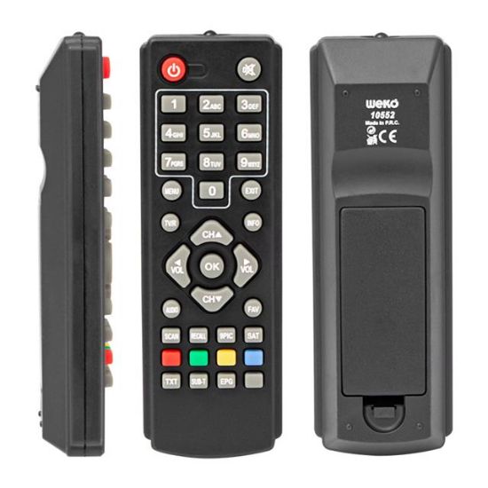 WEKO KR BENJAMİN 9400 SD E-0100*ROSE 5025 PLUS*KAWAİ 6260 KUMANDA resmi