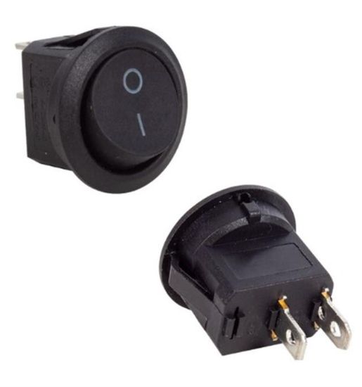 YUVARLAK YÜKSELTİCİ ANAHTARI (IC-133)(SİYAH-BEYAZ) resmi