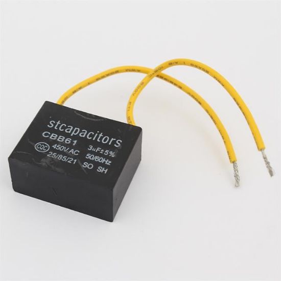 3 MF 450V KUTUPSUZ KONDANSATÖR resmi