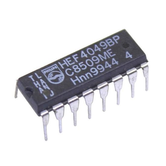 CD 4049 DIP-16 ENTEGRE DEVRE resmi