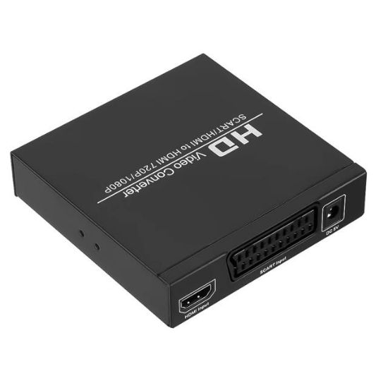 POWERMASTER PM-14366 ADAPTÖRLÜ SCART-HDMI TO HDMI ÇEVİRİCİ DÖNÜŞTÜRÜCÜ KONVERTÖR resmi