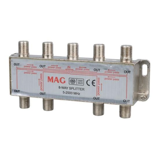 1/8 SPLITTER 5-2500 MHZ MAG resmi
