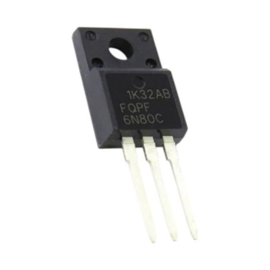 6N80C TO-220F MOSFET TRANSISTOR resmi