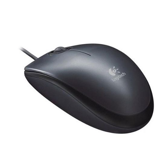 LOGITECH M90 KABLOLU SİYAH USB MOUSE resmi