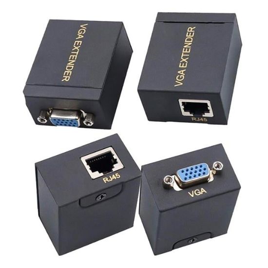 POWERMASTER PM-17297 VGA TO CAT5/CAT6 60 METRE VGA EXTENDER UZATICI resmi