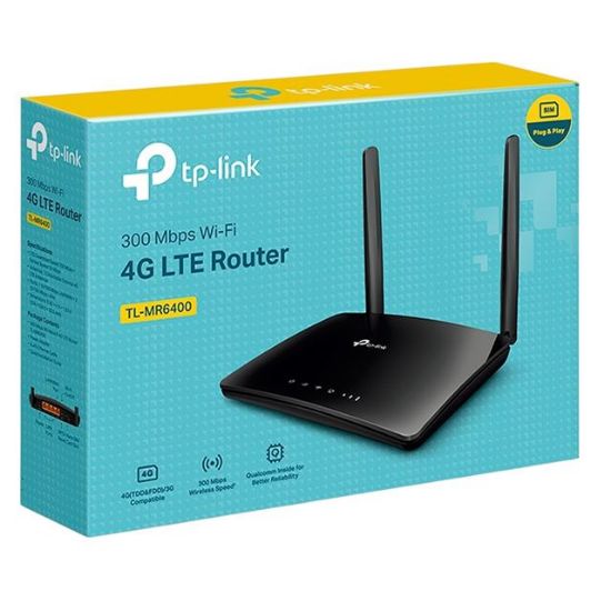 TP-LINK TL-MR6400 300 MBPS 3G/4G LTE SİM KART GİRİŞLİ KABLOSUZ N ROUTER resmi