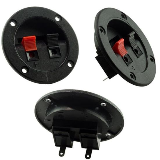 İKİLİ YUVARLAK HOPARLÖR TERMİNALİ (İÇ ÇAPI:4CM / DIŞ ÇAPI: 6.5CM) resmi