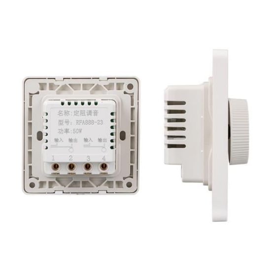 MAGICVOICE MV-608C 50 WATT DİMER TRAFOLU PRİZ TİP  VOLUME KONTROL CİHAZI resmi