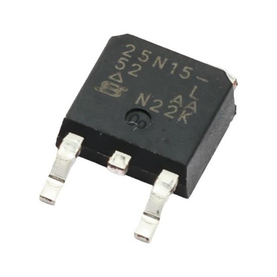25N15 TO-252 DPAK MOSFET TRANSISTOR resmi