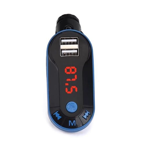 HELLO HL-19683 BT-FM MODULATÖR ÇİFT USB/SD/MP3 12-24 VOLT HAFIZASIZ BLUETOOTH FM TRANSMITTER resmi