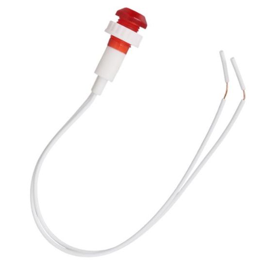 KABLOLU SİNYAL LAMBASI PLASTİK 10 MM XD10-6W (IC-227) resmi