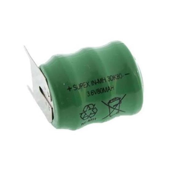 SUPEX 3DK80 3.6 VOLT 80 MAH BIOS PİLİ resmi