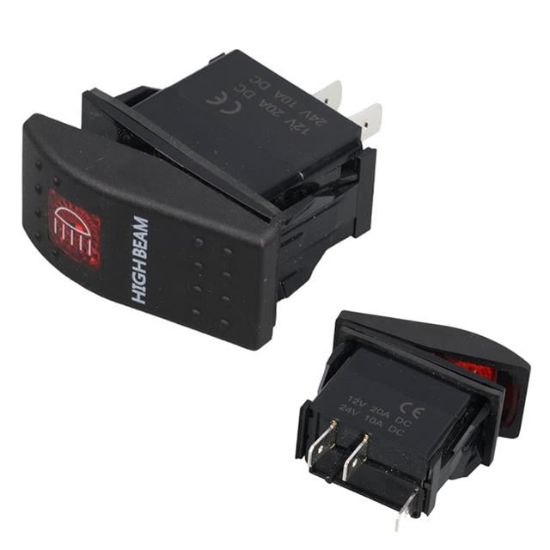 PROJEKTÖR IŞIKLI 3P ON-OFF 12-24V MARIN SWITCH (IC-134M-S16) resmi