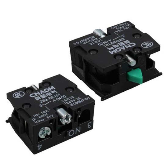 22 MM KONTAK BLOK NO KIRMIZI (LAY5-BE102) resmi