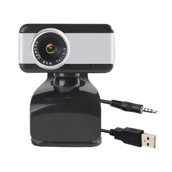 POWERMASTER PM-2433 TAK ÇALIŞTIR 2 MP MİKROFONLU 480P USB WEBCAM resmi