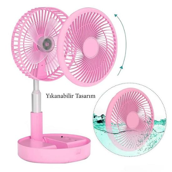 PowerMaster PM-25110 Katlanabilir Yükseltilebilir Taşınabilir Fan Vantilatör (4 Farklı Mod) resmi