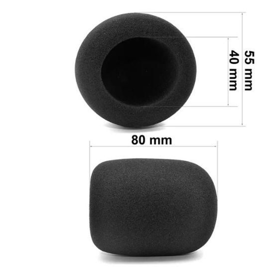 Zenger ZE-7131 EL Mikrofon Süngeri Siyah Standart Tekli resmi