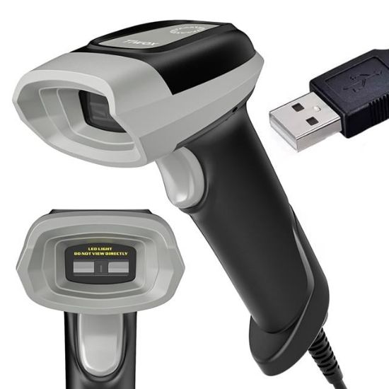 Tiwox VS-331 USB 1D CCD El Tipi USB Kablolu Barkod Okuyucu resmi