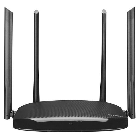 Everest EWR-AC5-V3 AC1200Mbps Dual Band Wi-Fi 2.4G/5G 6dBi Anten Kablosuz Router resmi
