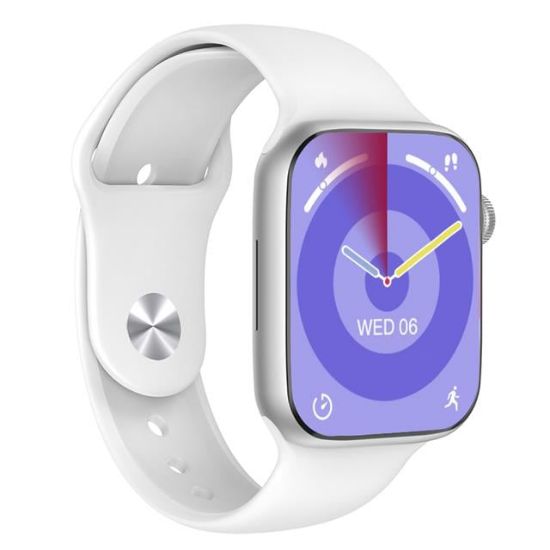 Hytech W99 Watch IOS ve Android Uyumlu MActive 2.05 inç Geniş Ekranlı Gümüş Akıllı Saat resmi
