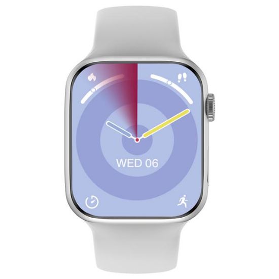 Hytech W99 Watch IOS ve Android Uyumlu MActive 2.05 inç Geniş Ekranlı Gümüş Akıllı Saat resmi