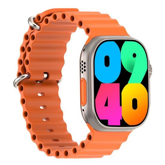 Hytech W69 Watch IOS ve Android Uyumlu MActive 2.05 inç Geniş Ekranlı Turuncu Akıllı Saat resmi