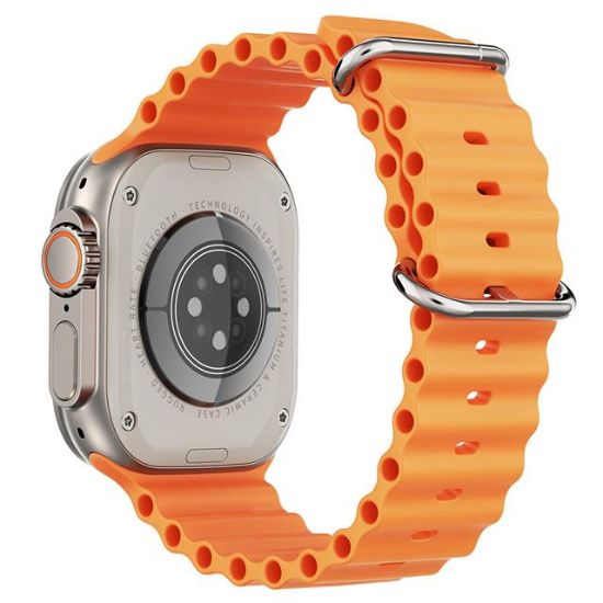 Hytech W69 Watch IOS ve Android Uyumlu MActive 2.05 inç Geniş Ekranlı Turuncu Akıllı Saat resmi