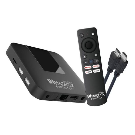 Magbox Magroid Qualitech 32GB HDD - 2GB Ram 2.4G H313 CPU Android TV Box resmi