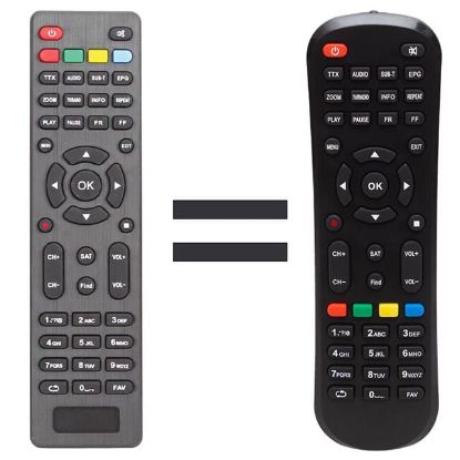 WEKO KR MICROSTAR HD* FORTE ELİTE HD8900*ROWELL RVL-9500 HD UYDU KUMANDASI resmi