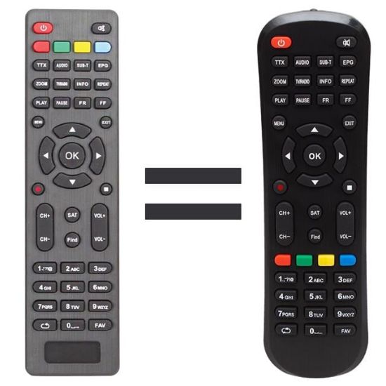 WEKO KR MICROSTAR HD* FORTE ELİTE HD8900*ROWELL RVL-9500 HD UYDU KUMANDASI resmi