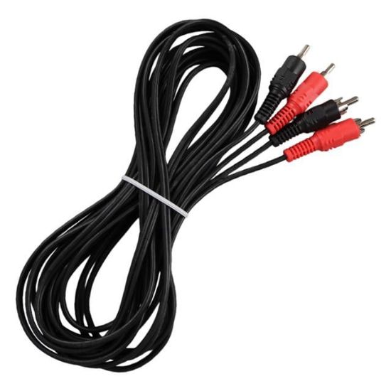 2 RCA + 2 RCA 5 METRE KABLO resmi