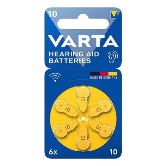 VARTA 10 NO KULAKLIK PİLİ (6LI PAKET) resmi