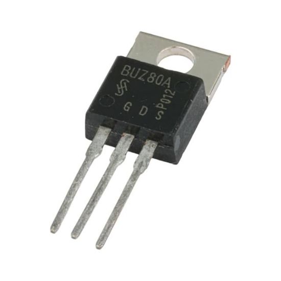 BUZ 80A TO-220 MOSFET TRANSISTOR resmi
