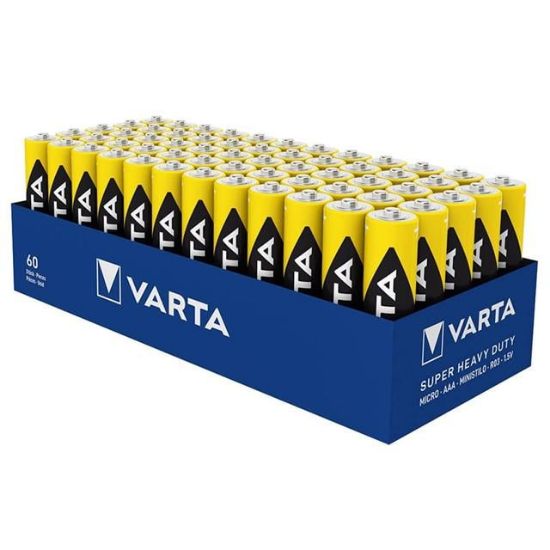 VARTA SUPERLIFE ÇİNKO AAA İNCE KALEM PİL (60LI PAKET FİYATI) resmi