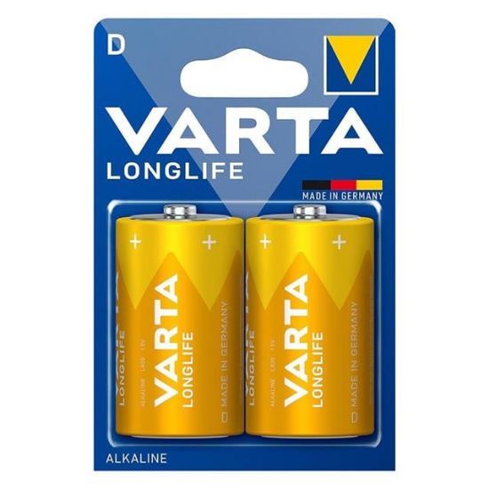 VARTA LONGLIFE POWER ALKALİN BÜYÜK BOY D PİL (2Lİ PAKET FİYATI) resmi
