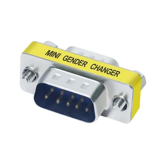 9 PİN ERKEK/ERKEK ÇEVİRİCİ (RS-232 ERKEK ERKEK ARA) resmi