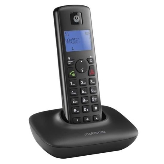 MOTOROLA T401+ DECT SİYAH TELSİZ TELEFON resmi