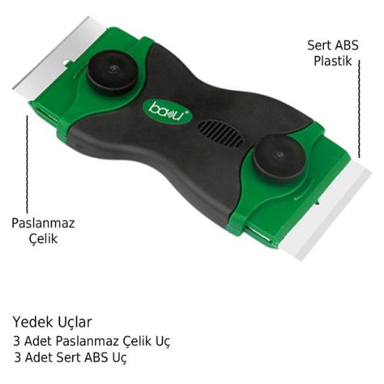 BAKU BA-7384 LCD EKRAN TUTKAL TEMİZLEME SPATULASI resmi