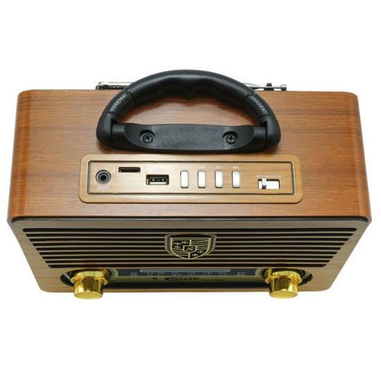 MAGICVOICE MV-115BT USB/SD/FM/BLUETOOTH DESTEKLİ NOSTALJİK RADYO resmi