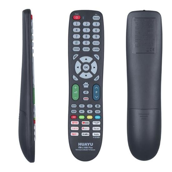 HUAYU RM-L1688 (V-1014S) NETFLIX-YOUTUBE-PRIME VIDEO-GOOGLE PLAY TUŞLU LCD LED TV UNIVERSAL KUMANDA resmi