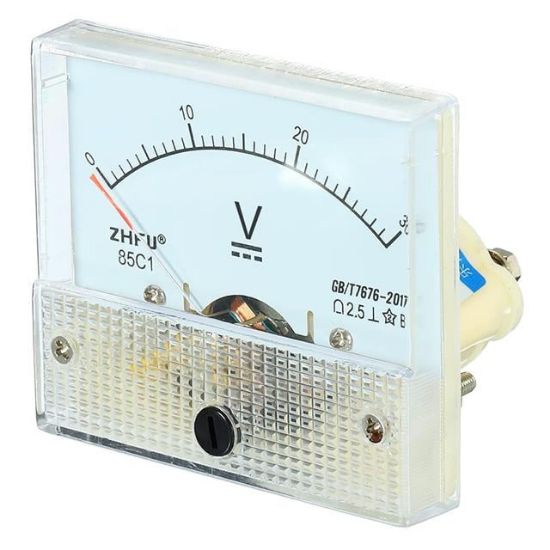 DC ANALOG VOLTAJ GÖSTERGE 45X48MM 0-30V IC-230A resmi