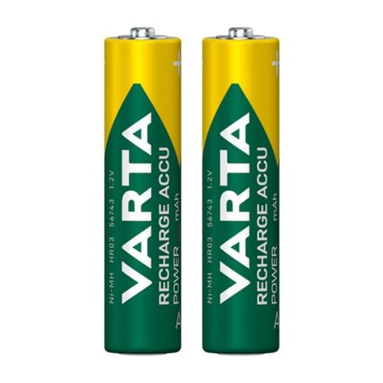 VARTA NI-MH 1.2 VOLT - 800 MAH HR03 AAA ŞARJLI 2Lİ İNCE KALEM PİL resmi
