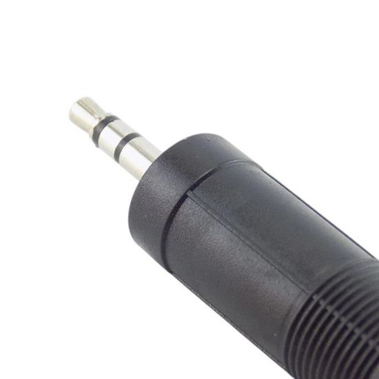 3.5 MM STEREO ERKEK/1 DİŞİ 6.3 MM JACK (6.3 MM-3.5MM ÇEVİRİCİ) resmi