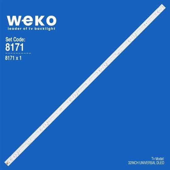 32INCH UNIVERSAL DLED 6V 2W 6 LEDLİ 59 CM 1,8 CM NO:412 resmi