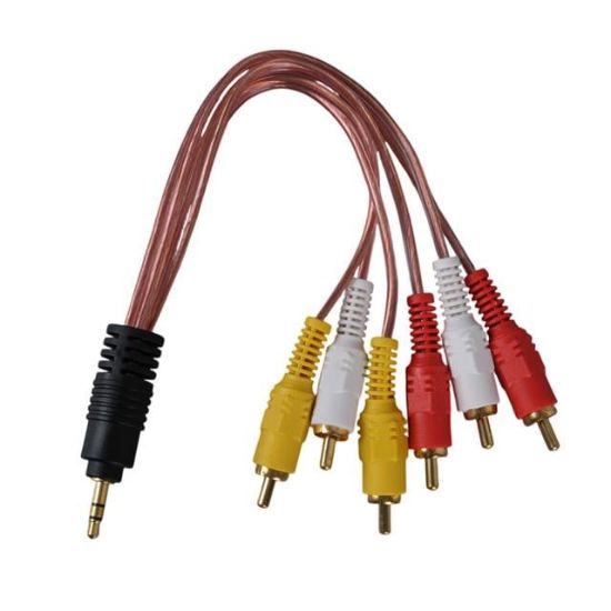 POWERMASTER 3.5 MM STEREO ERKEK / 6 RCA ERKEK 5+1 KABLO resmi