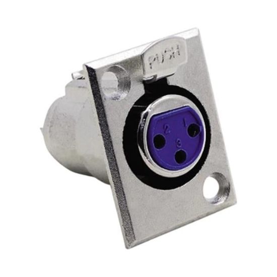 CANON XLR 3 PİN DİŞİ ŞASE KONNEKTÖR (CK114) resmi