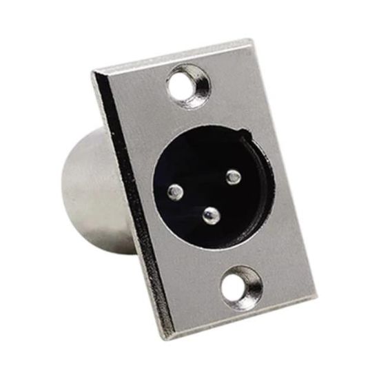 CANON XLR 3 PİN ERKEK ŞASE KONNEKTÖR (CK115) resmi